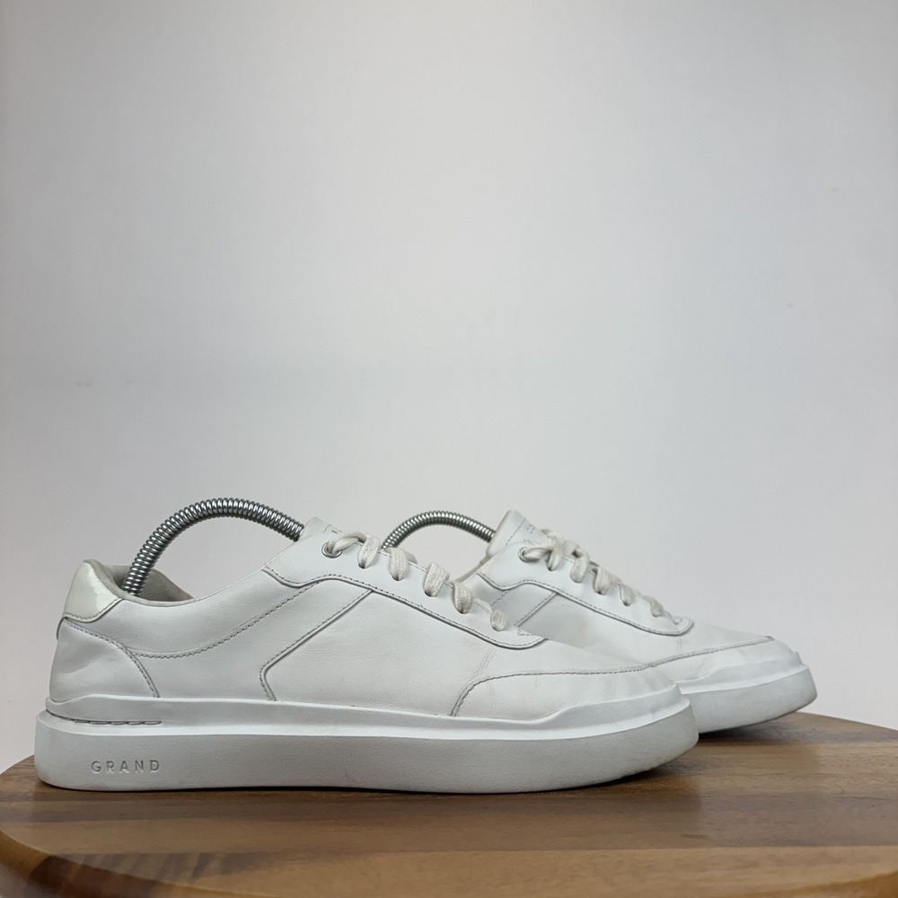 Womens Cole Haan Grandpro Rally Cambry White Leather Casual‎ Sneakers Size 10 B